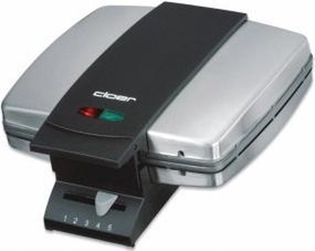 Cloer Wafelijzer - Kaneelkoekjesijzer - Cloer 1431 - 930W - RVS