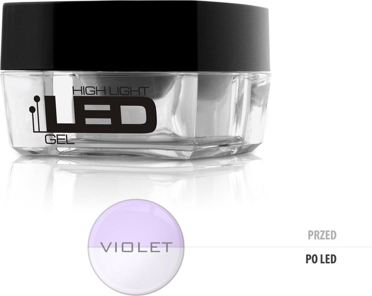 Silcare - High Light Led Gel Medium-Knelt Uniphase Gel Is Violet 30G