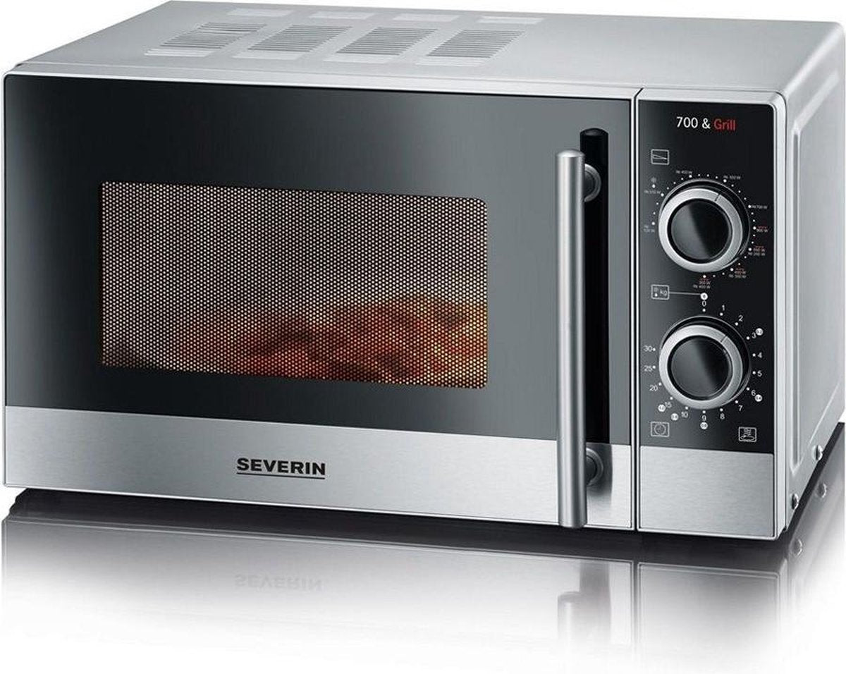 Severin MW 7874 - Magnetron - zilver/RVS