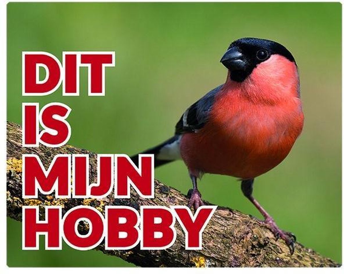 Goudvink Waakbord Man - Dit is mijn hobby