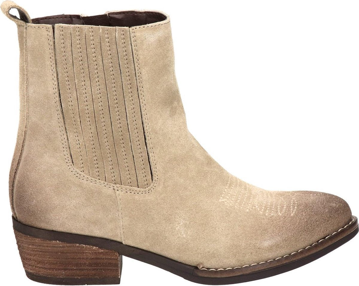 Nelson dames cowboylaars - Beige - Maat 38