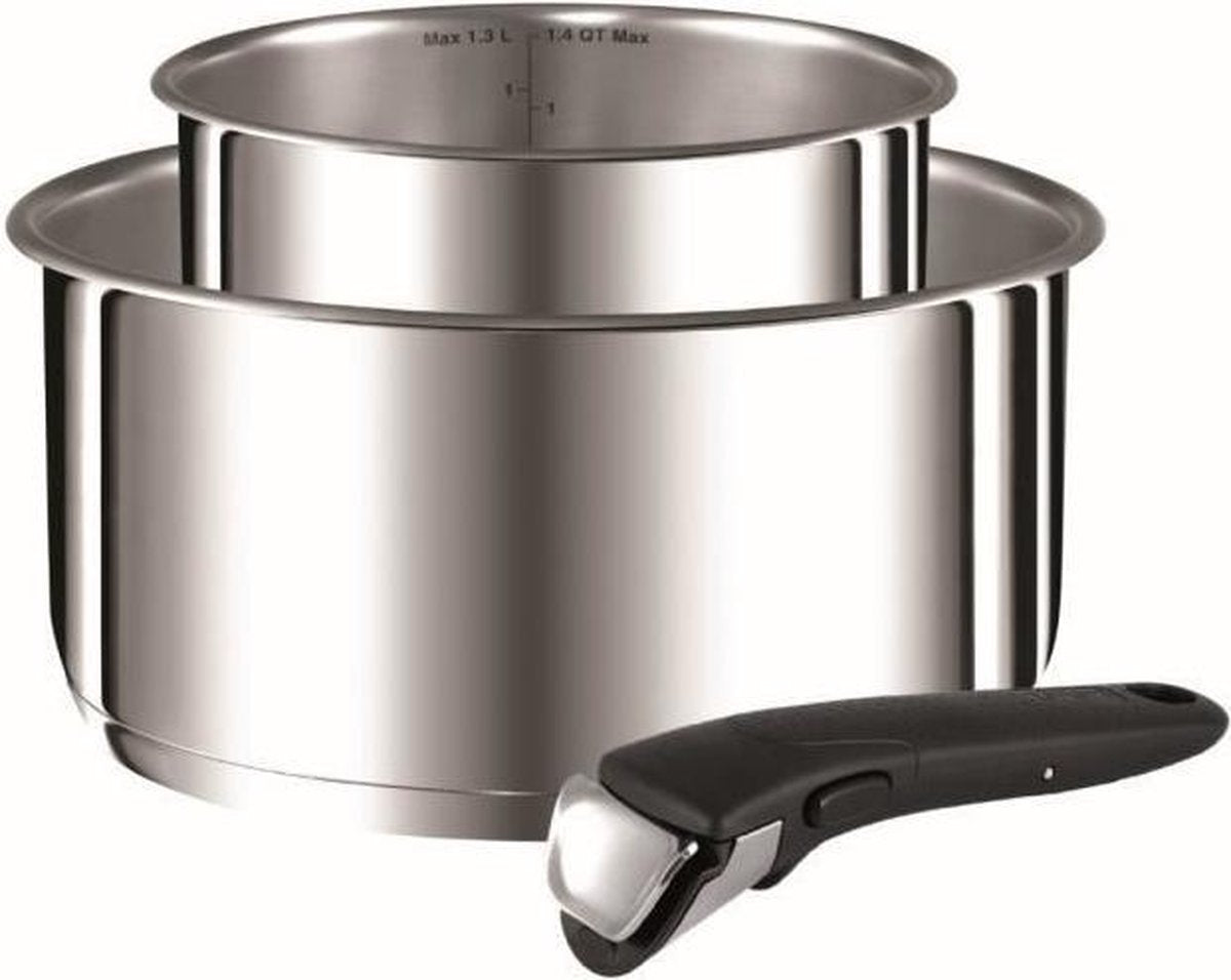 TEFAL Set van 3 stuks Ingenio Preference Inox
