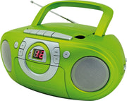 Soundmaster SCD5100GR CD boombox met radio en cassettespeler groen
