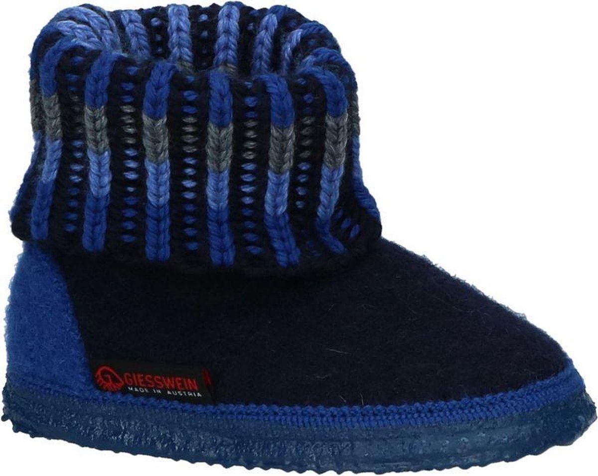 Giesswein - 51100 Kronau - Gesloten pantoffel - Jongens - Maat 26 - Blauw;Blauwe - 588 -Ocean