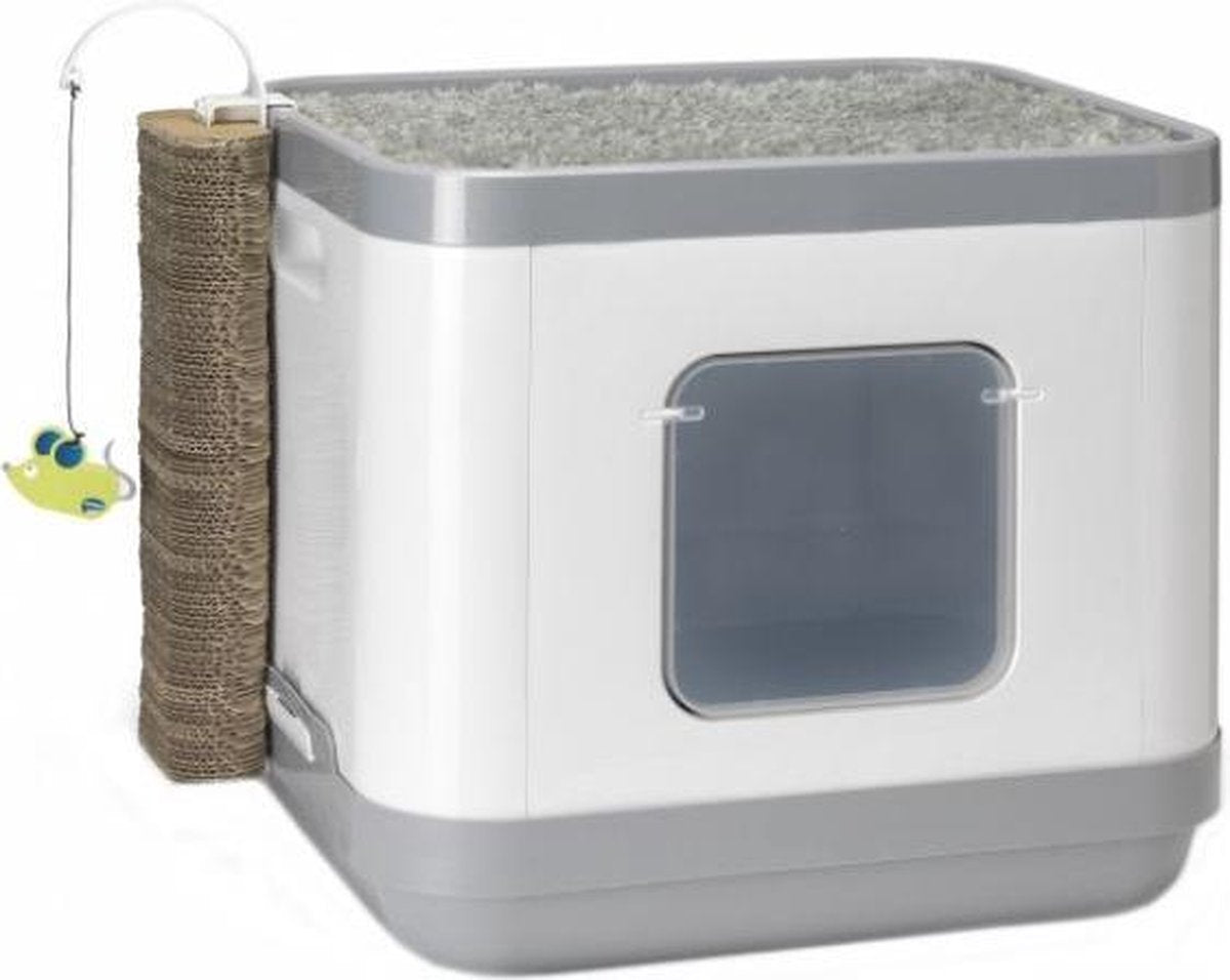 Moderna Kattenbak/Kattenmand - Grijs - 47.5 x 39.5 x 40 cm