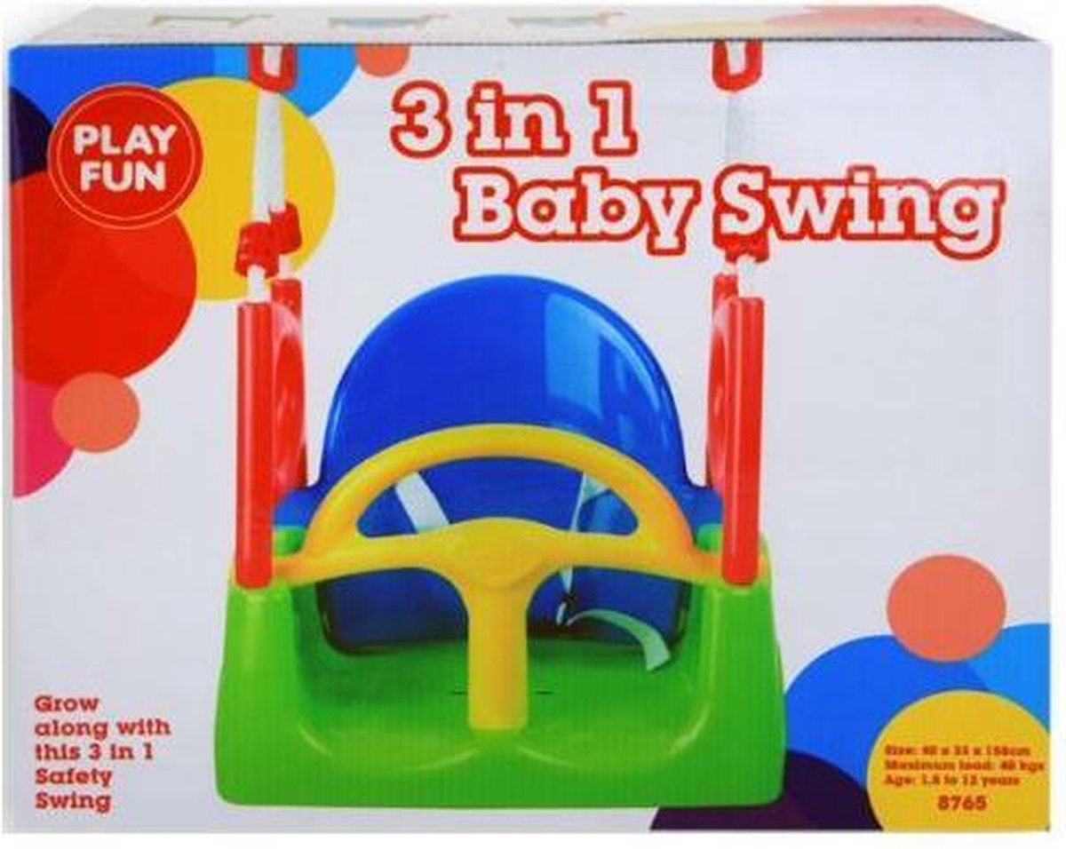 Playfun 3in1 Meegroei Schommel
