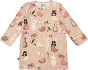 HEBE - meisjes shirt - 3/4 mouw - roze - Maat 122/128
