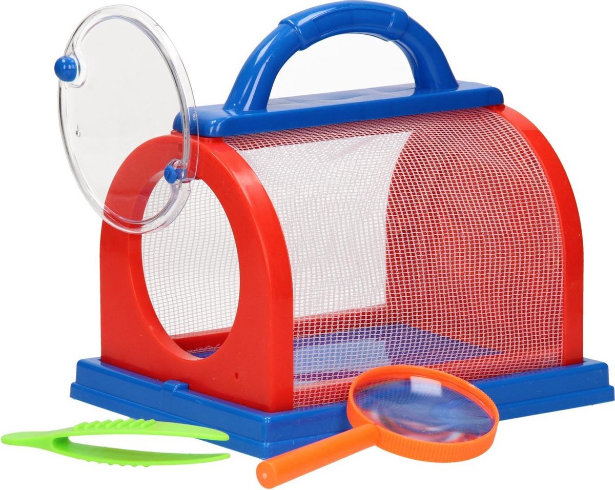 Insecten Bakje - XL - Insectenpotje - Insecten Speelgoed - Insectenkijker - Onderzoek - Buitenspeelgoed - Rapidmeteor®