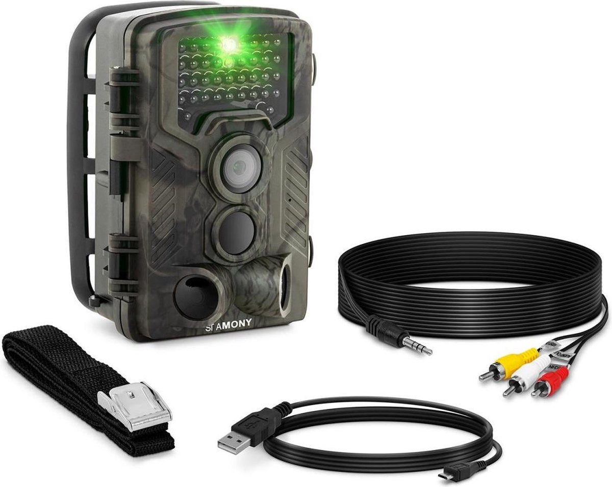 Stamony Wildcamera - 8 MP - Full HD - 42 IR-LED's - 20 m - 0.3 s