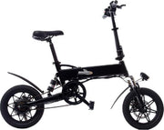 Elektrische vouwfiets zwart 250w 36v | opvouwbare e-bike | vouwfiets elektrisch zwart