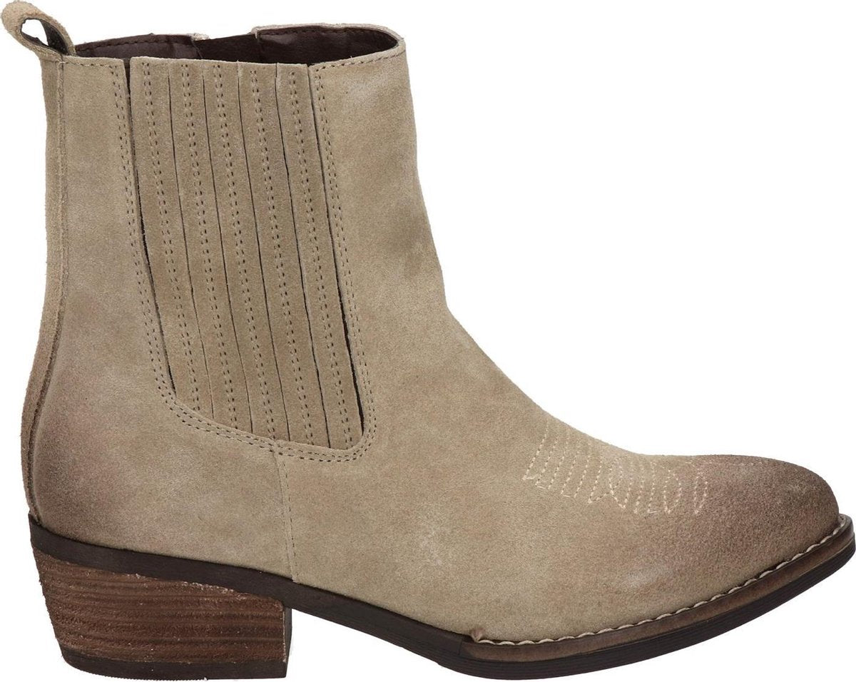 Nelson dames cowboylaars - Beige - Maat 41