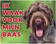 Duitse Staande Waakbord - Ik waak voor mijn baas