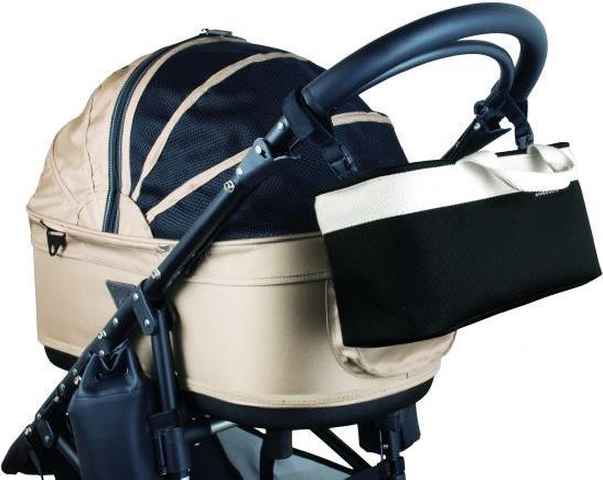 Airbuggy handtas hondenbuggy cordura organizer wit 38x12x17 cm
