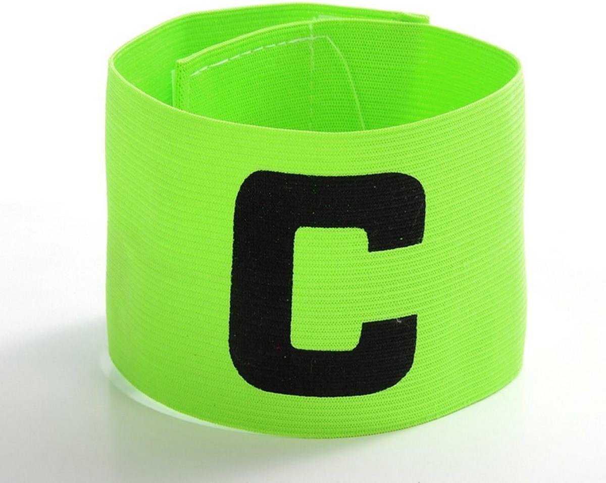 Aanvoerdersband Captainsband - C - Captain Aanvoerder Band - Felgroen - Senior | voetbal - Hockey - Volleybal - Honkbal | Heble