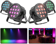 LED Par lichtset - BeamZ SlimPar35 lichtset met 4 krachtige par spots (RGB)