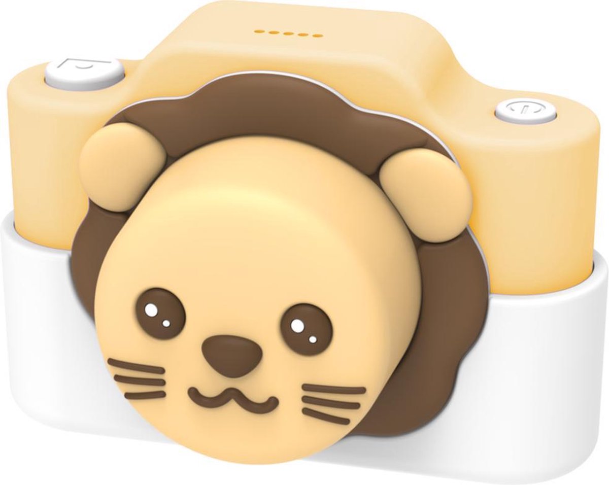Yellow Lion 24 MP digitale kindercamera + Selfie Video