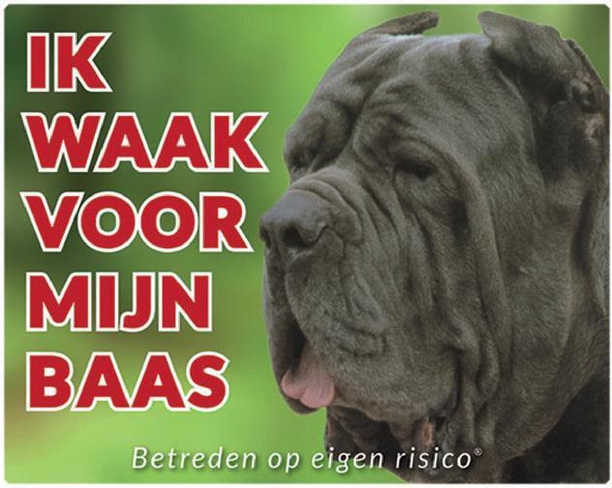 Mastino Waakbord - Ik waak voor mijn baas