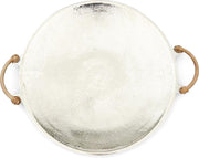 Riviera Maison Island Cove Tray - Serveerschaal - Silver - 41.0 x 49.0
