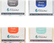 Elicious handgemaakte zeep set van 4 Rainforest