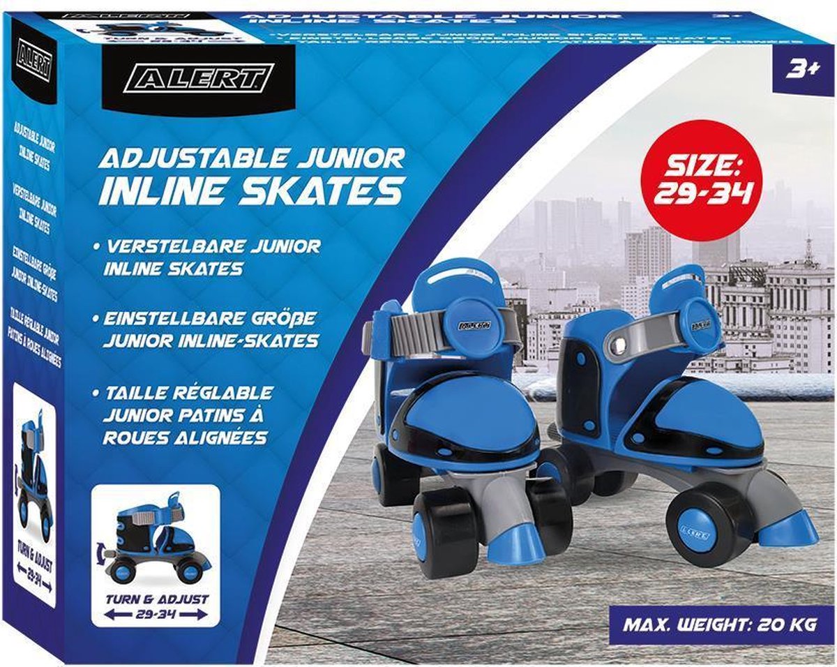 Rolschaatsen Verstelbaar 29-34 Blauw - Rolschaats Kinderen