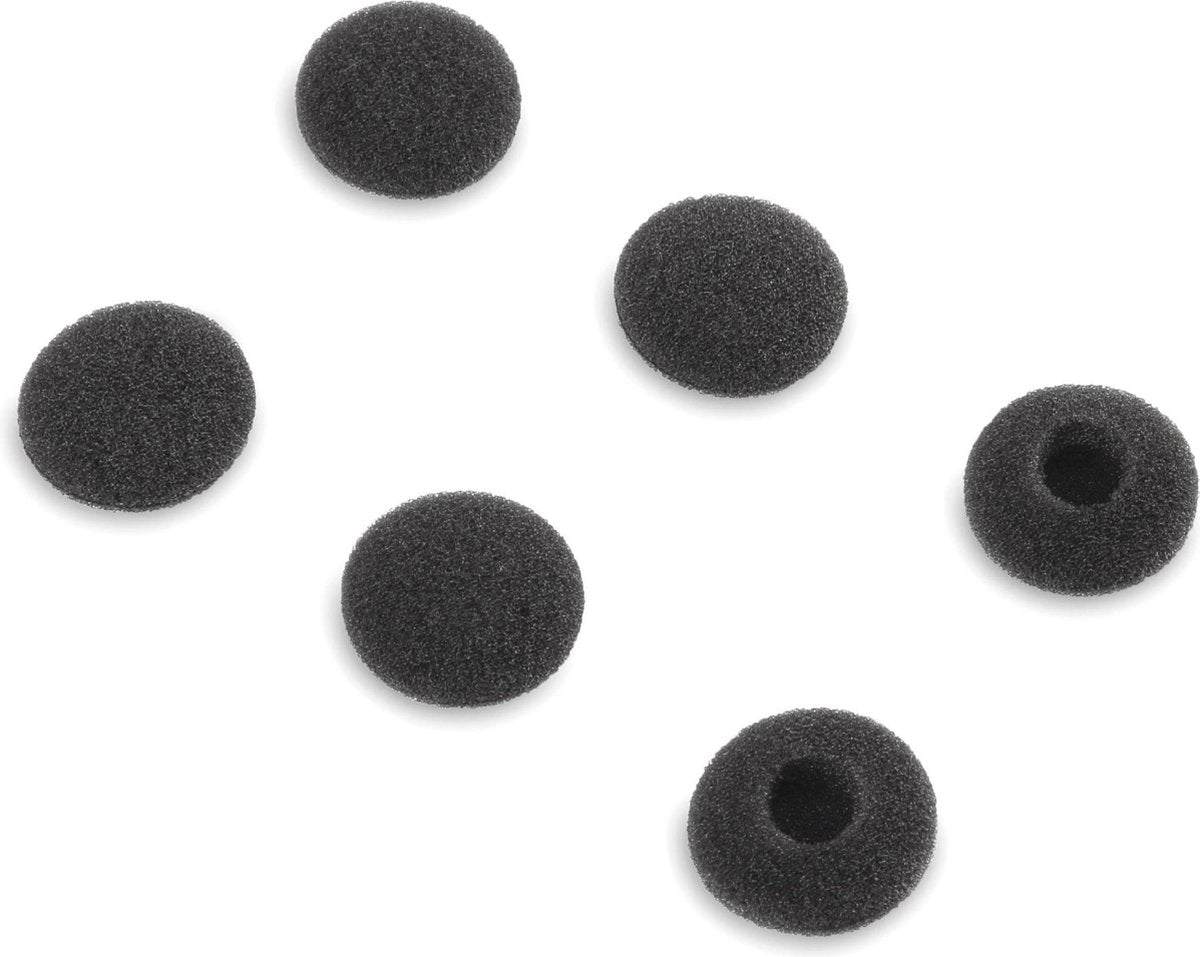 Renkforce RF-EBC-210 On Ear Koptelefoon oorkussen 6 stuk(s) 17.5 mm Zwart