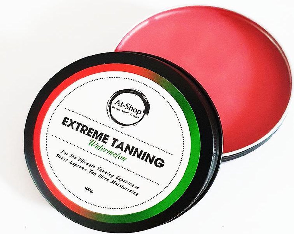 Extreme Tanning |NIEUWE GEUREN| Shine Brown | Tanning butter| Zonnestralen | Zonnebank creme | At-Shop | Sneller bruin | Zonnecreme | Zonnebrand| Snel bruiner | Australian Gold| Watermeloen