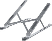 TDR - Draagbare opvouwbare laptop standaard van aluminiumlegering - grijs