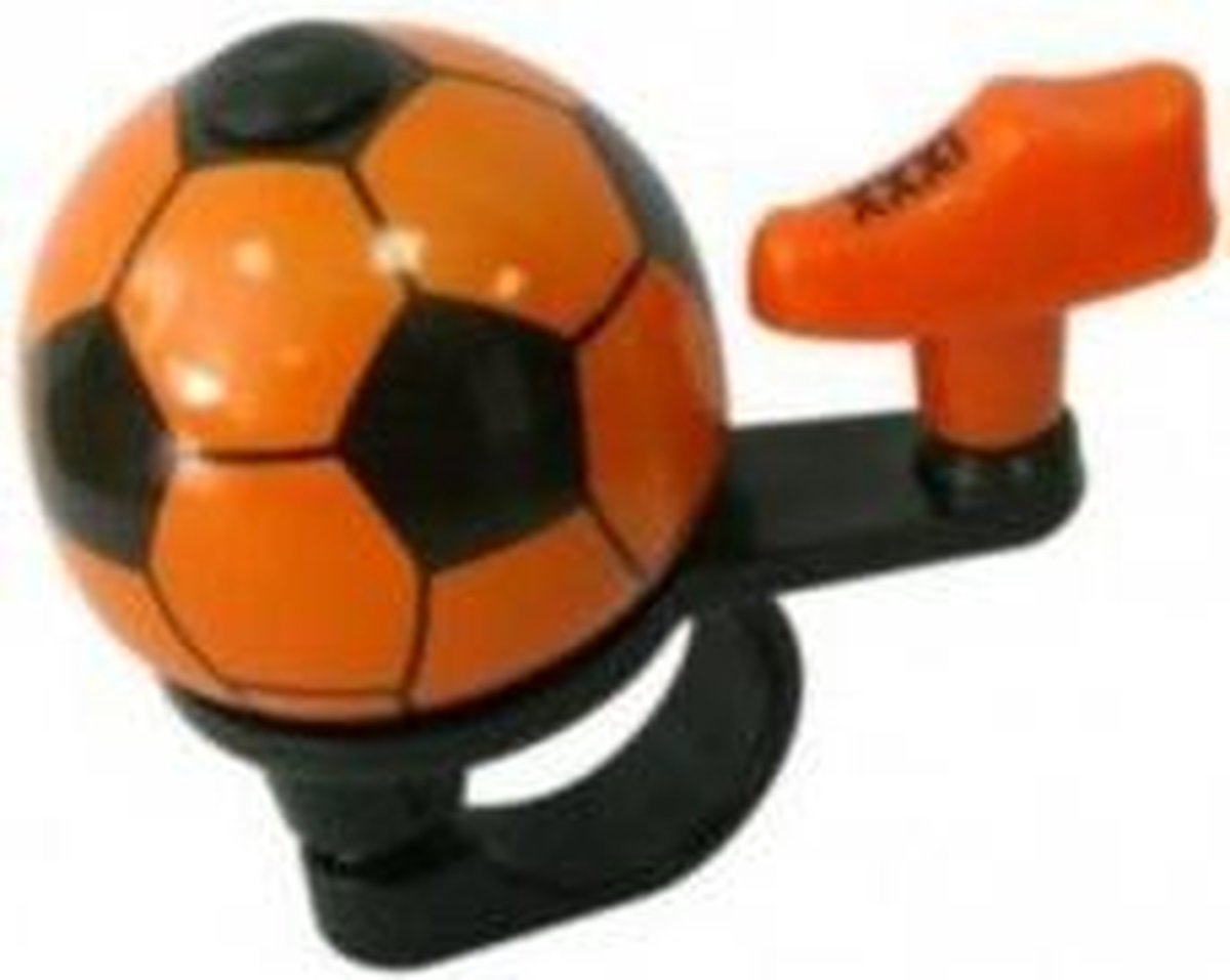 Pexkids Fietsbel Voetbal 38 Mm Oranje