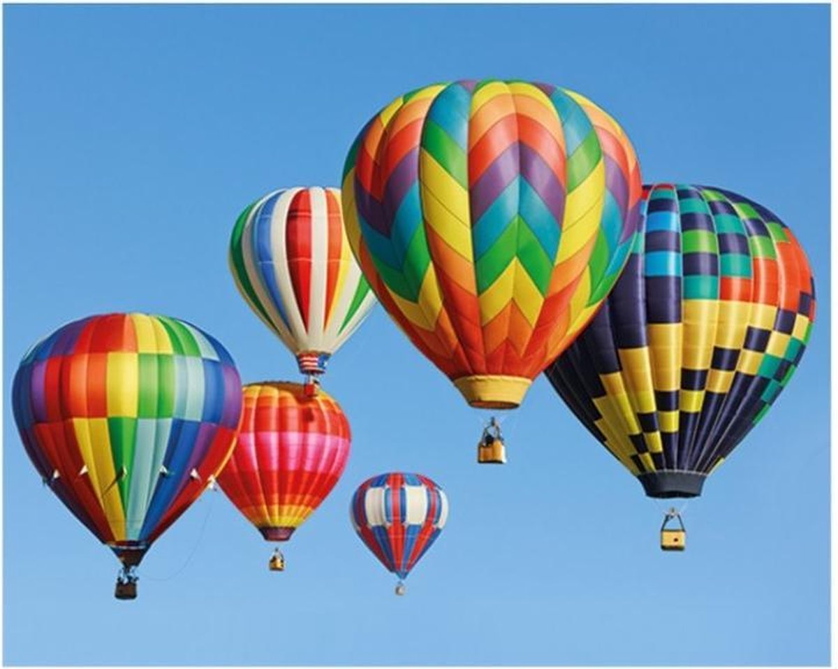 Diamond Painting - Luchtballonnen - 40 x 50 cm