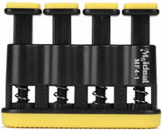 WiseGoods Vinger Trainer Tool -  Kracht en Herstel Vingertrainer - Gitaar Vinger Oefenen - Piano Vingers Versterken - Zwart
