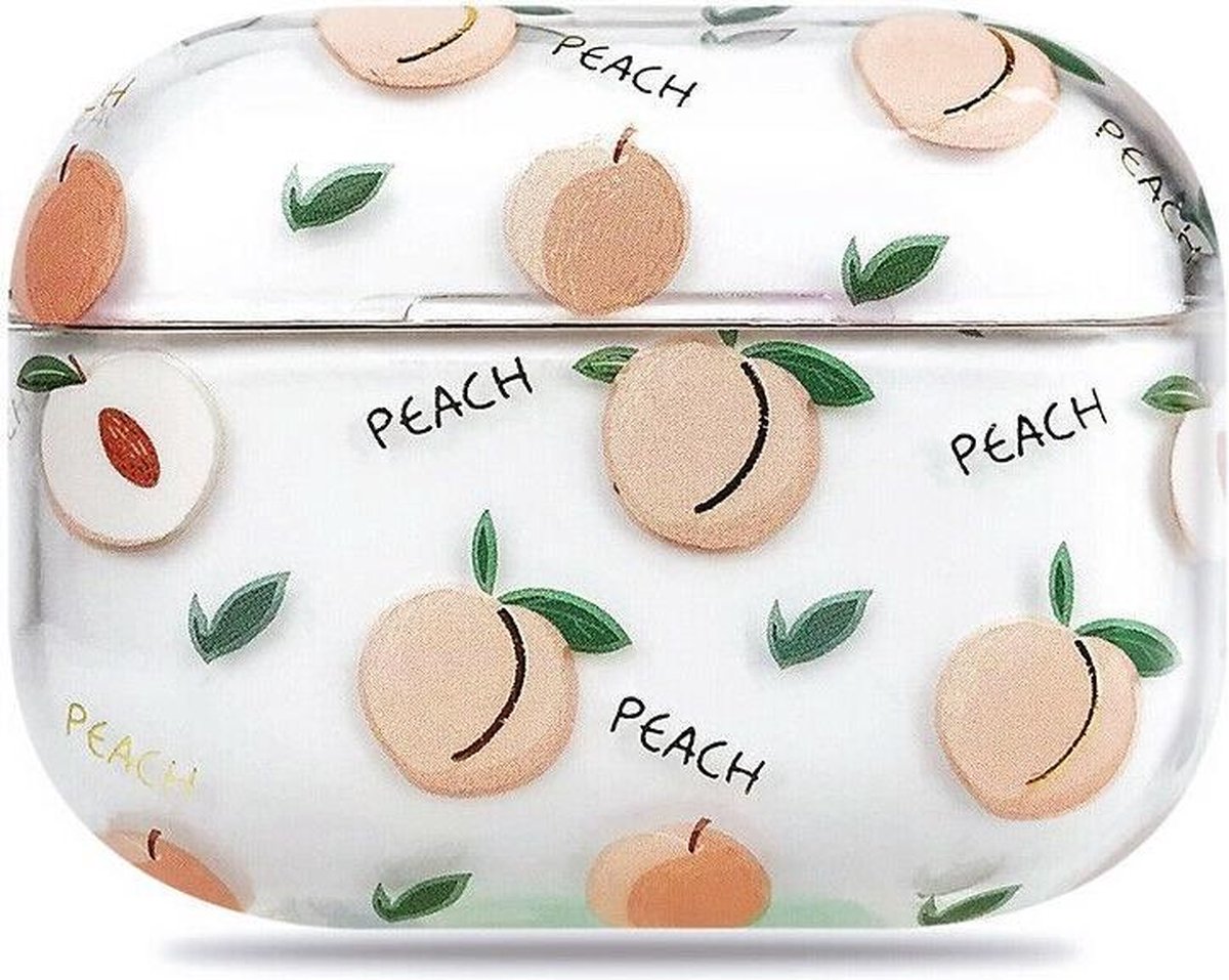 Teleplus Apple Airpods Pro Case Fruit Pattern Silicone hoesje