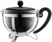 Bodum Chambord Theepot - 1.0 l - Glas - Zwart