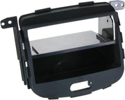 2-DIN Paneel Hyundai i10 2008-2013 Kleur: Zwart Rubbertouch