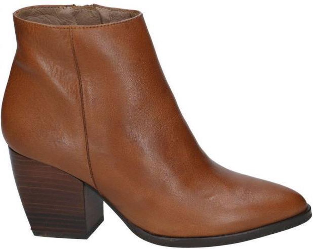 Wonders -Dames -  cognac/caramel - enkellaarzen - maat 40