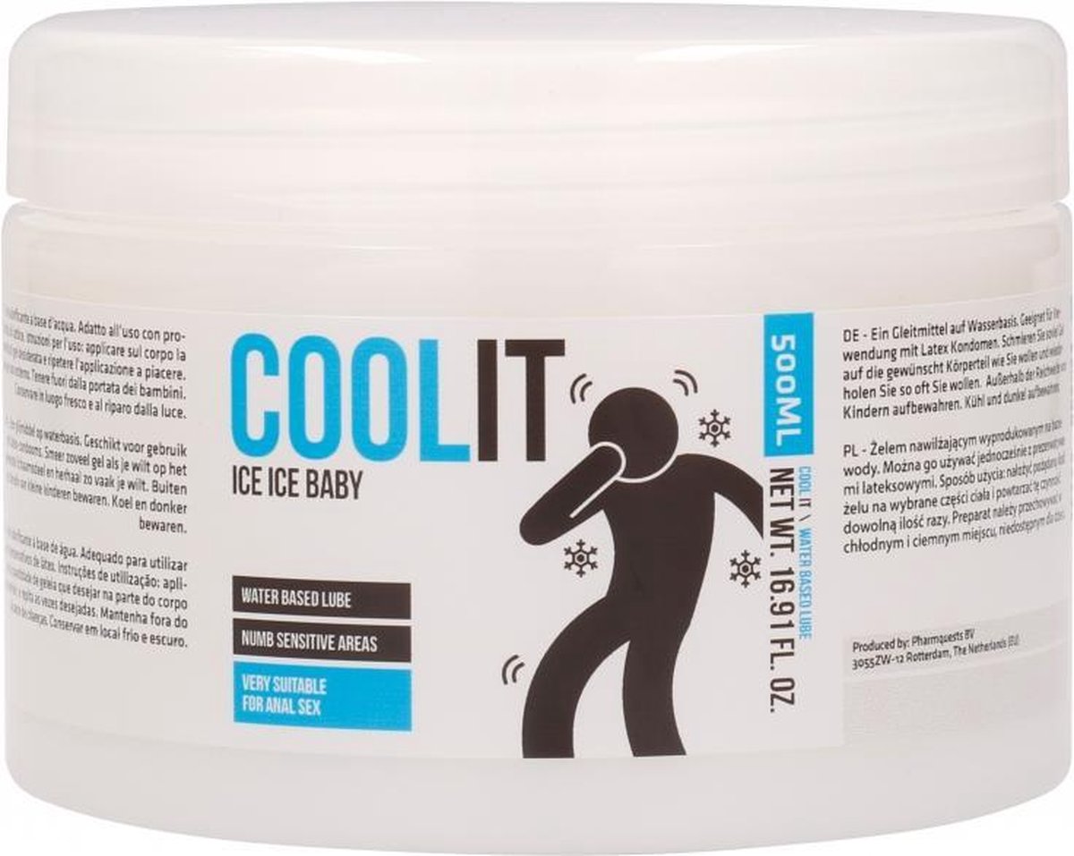 Pharmquests Cool It Ice Ice Baby Verkoelend Glijmiddel - 500 ml