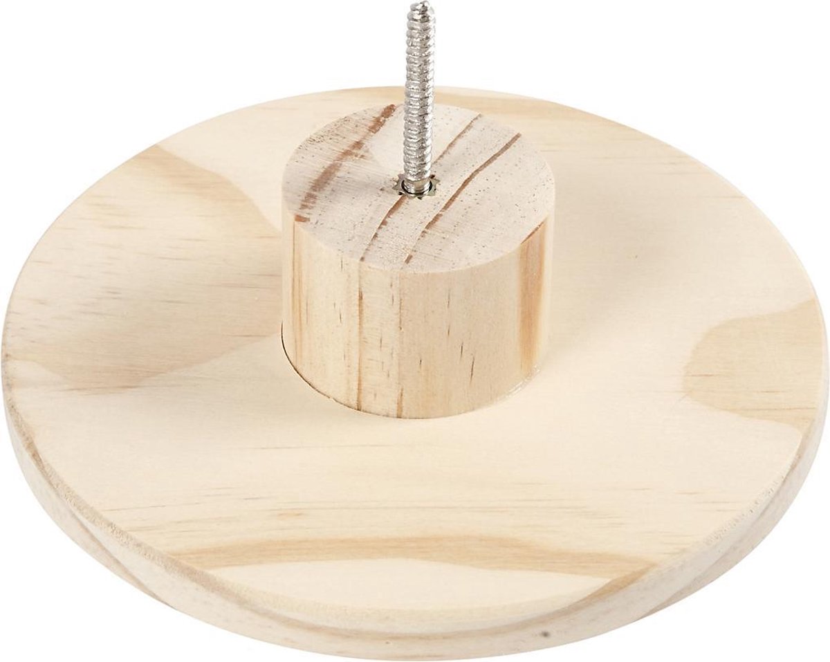 Coat Hook. round. depth 4.5 cm. 15 cm. pine. 1 pc