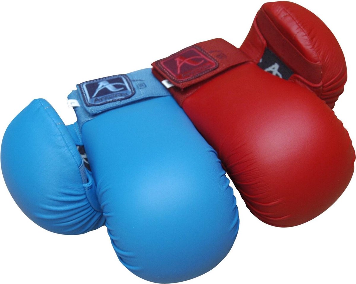 Karate-handschoenen (mitts) Arawaza | rood of blauw - Product Kleur: Rood / Product Maat: L