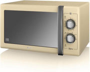 Swan Retro Magnetron – 25 Liter Inhoud – Crème