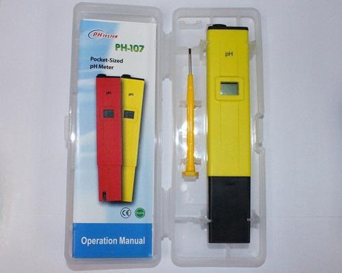 Digitale PH Meter met opbergbox