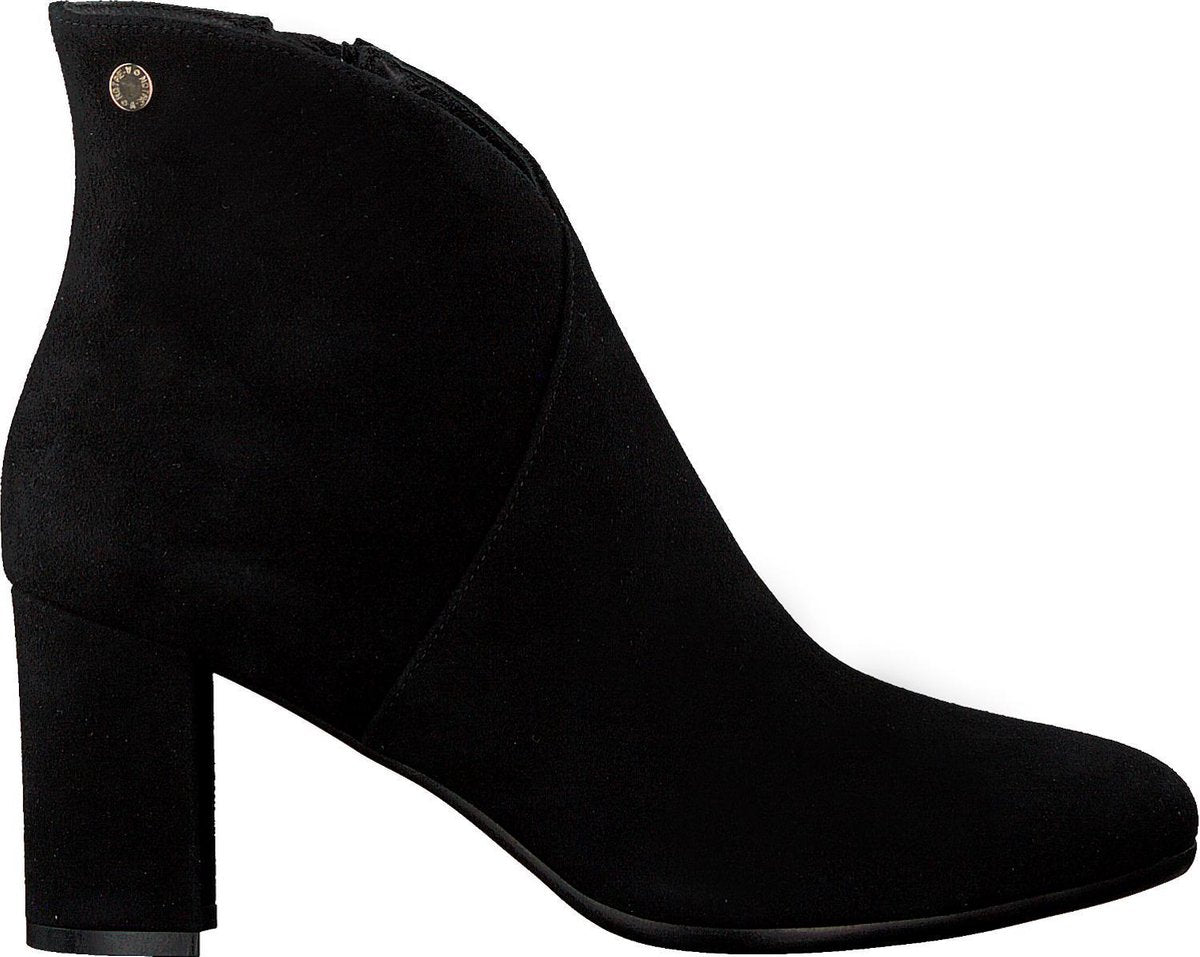 Notre-V 6525 Enkellaarsjes - Enkelboots - Dames - Zwart - Maat 37