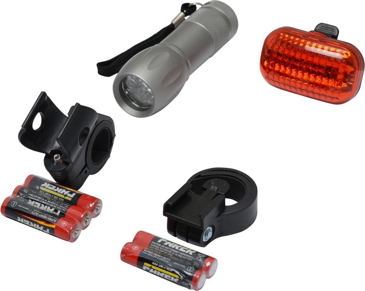 Verlichtingsset Sport 9+3LED Incl. Batterijen