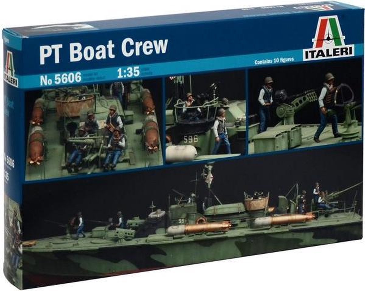 Italeri - Elco 80' Pt Boat Crew 1:35 (Ita5606s)