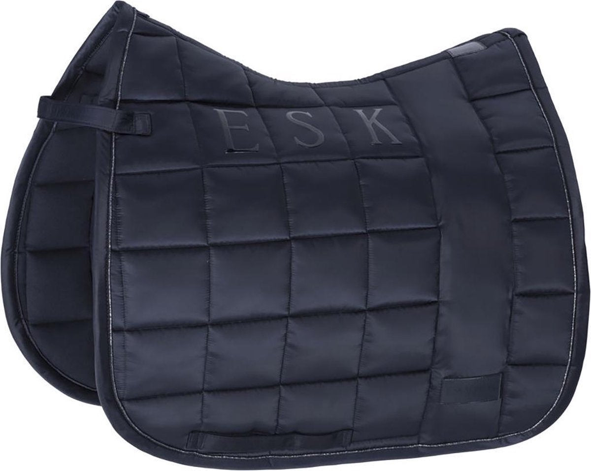 Eskadron Zadeldek  Classic Big Square Glossy - Dark Blue - dressuur Full