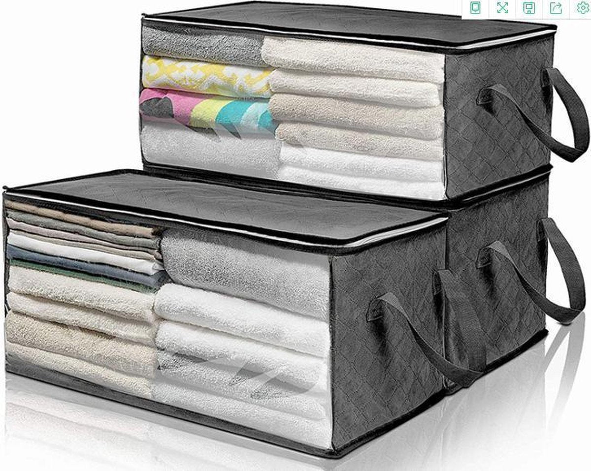 Opbergtas voor bijvoorbeeld Kleding of Handdoeken - Grijs