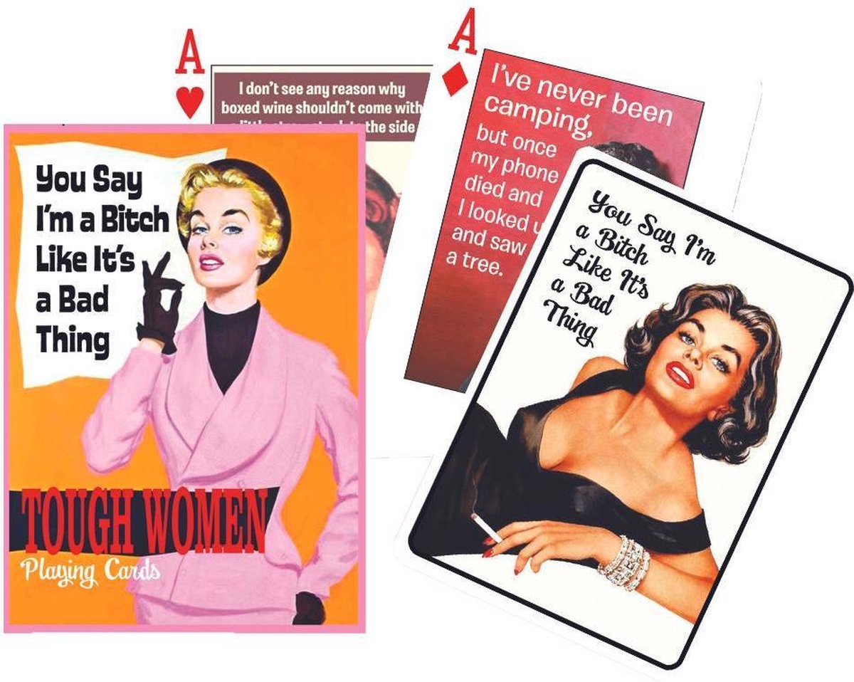 Tough Women Speelkaarten - Single Deck