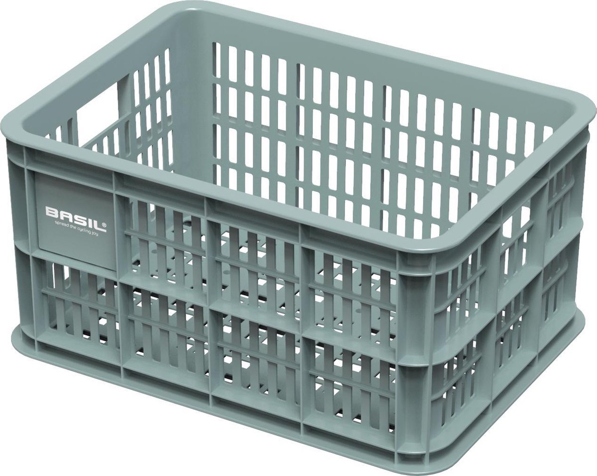 Basil Crate Fietskrat S - Small - Groen - 25 Liter