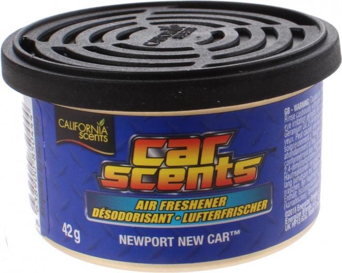 California Scents Luchtverfrisser Blik Newport New Car 42 Gram