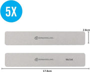Dermarolling Professionele Nagelvijl Wide Grit 180/240 - Set Van 5 Stuks