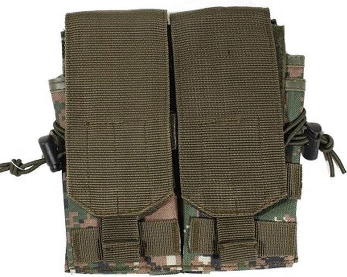 101inc Munitie tas dubbel airsoft digital WDL camo