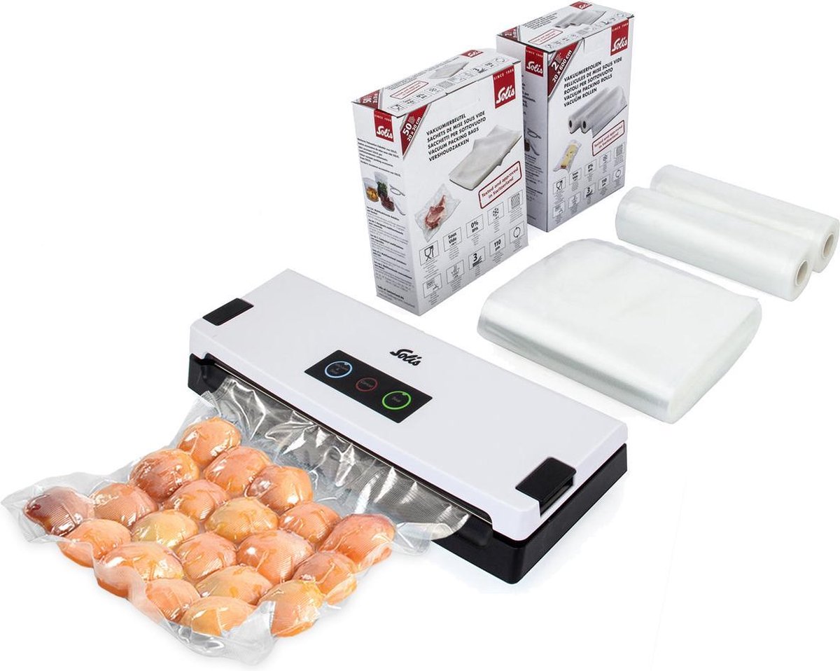 Solis Vac Quick 576 Vacumeermachine + 2 Vacuümrollen + 50 Vacuümzakken